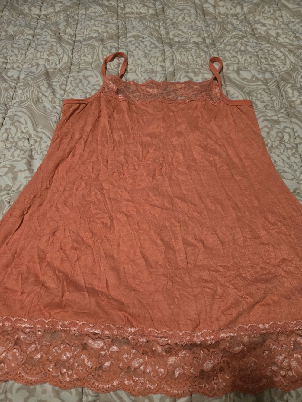 Maurices Coral Lace-Trim Cami Top